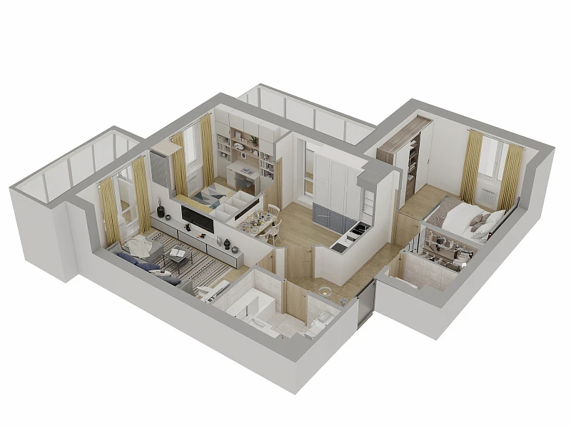 Последняя трехкомнатная квартира!